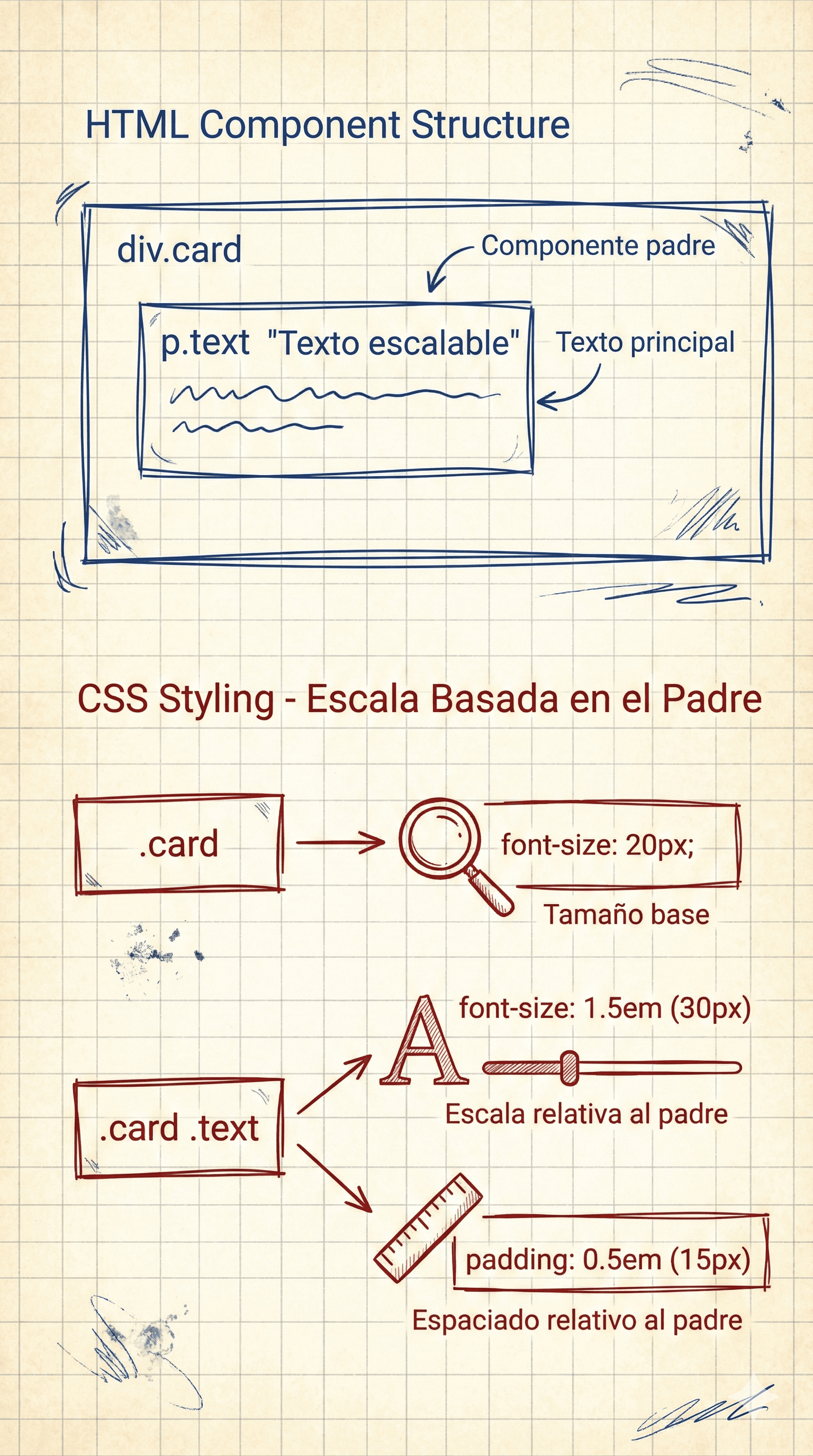 Ejemplo visual del efecto cascada de la unidad EM