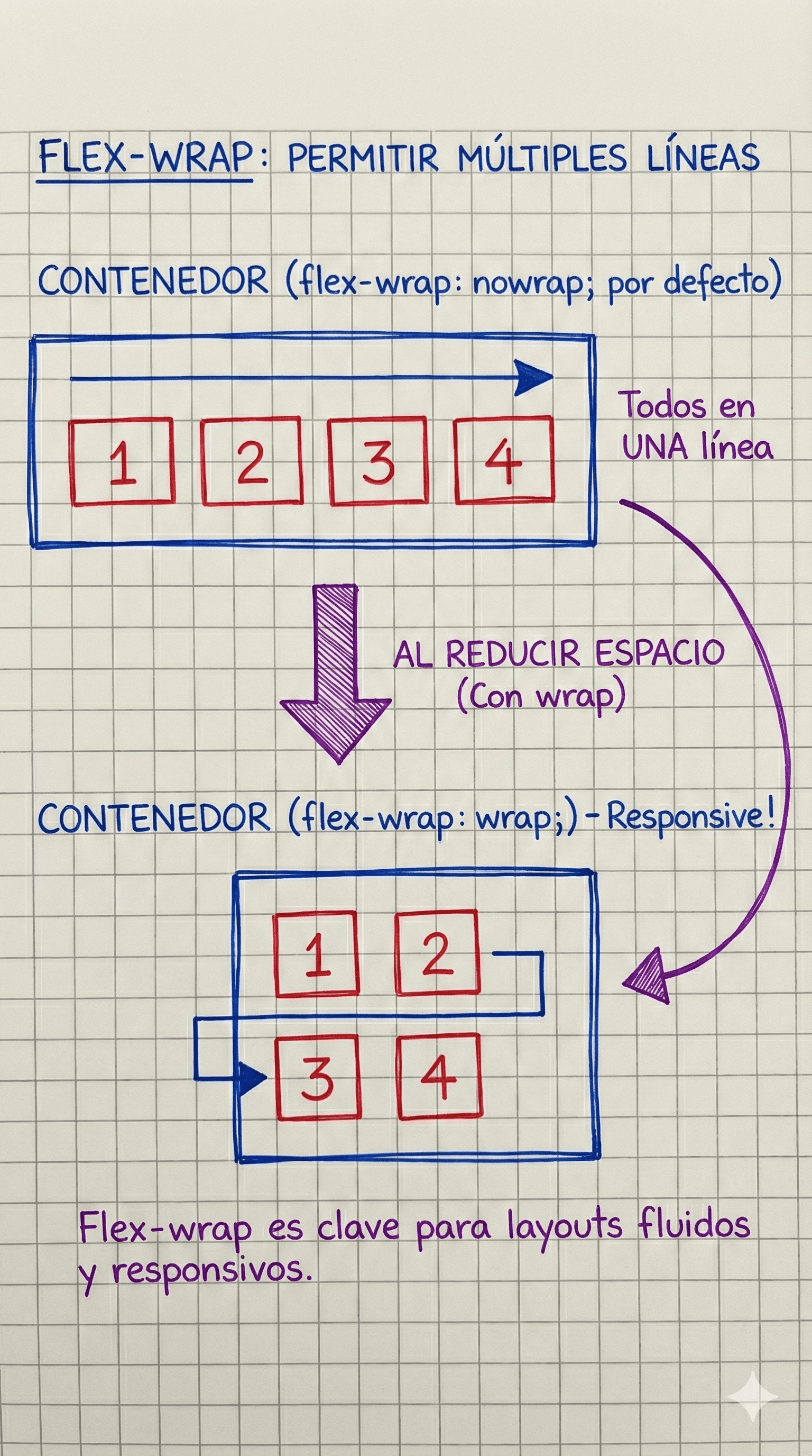 Elementos flex pasando a una nueva línea al reducir el espacio