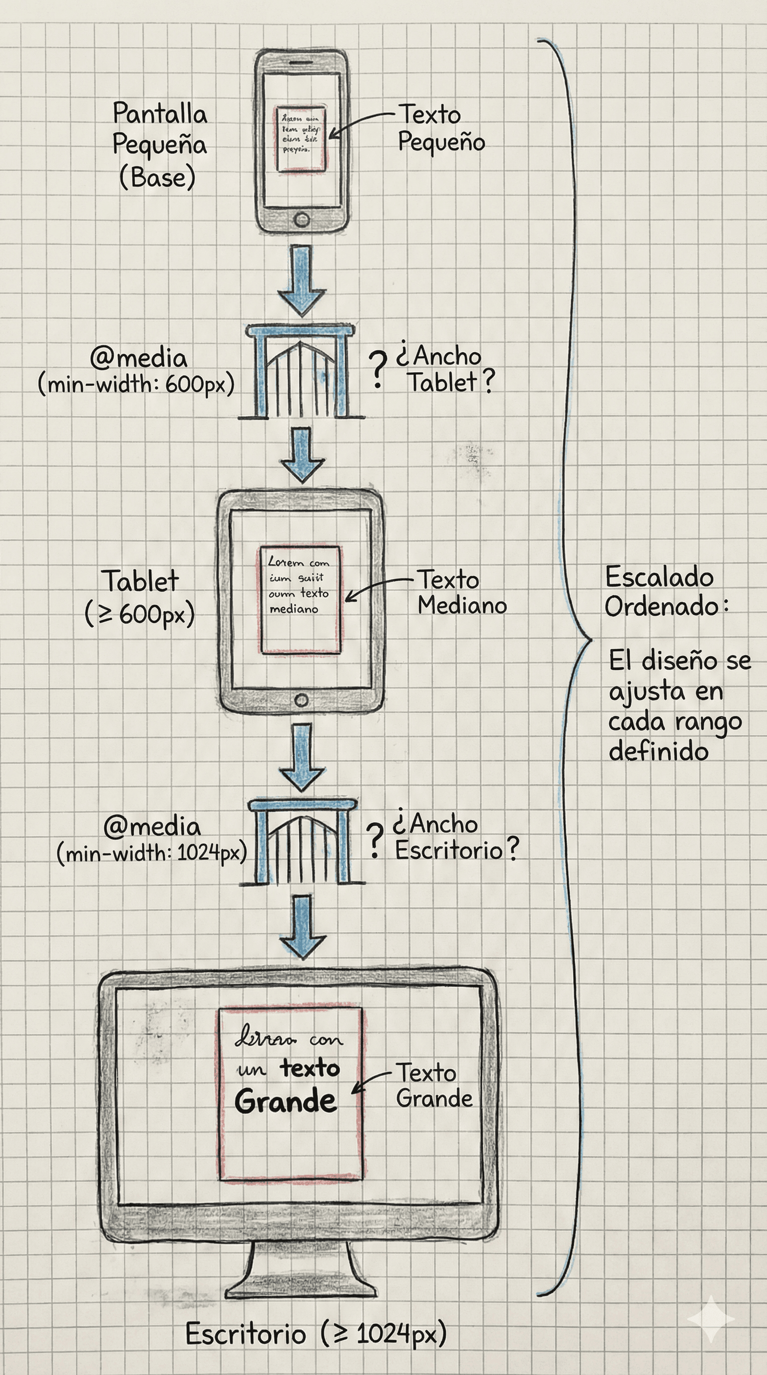 Uso de múltiples breakpoints en CSS