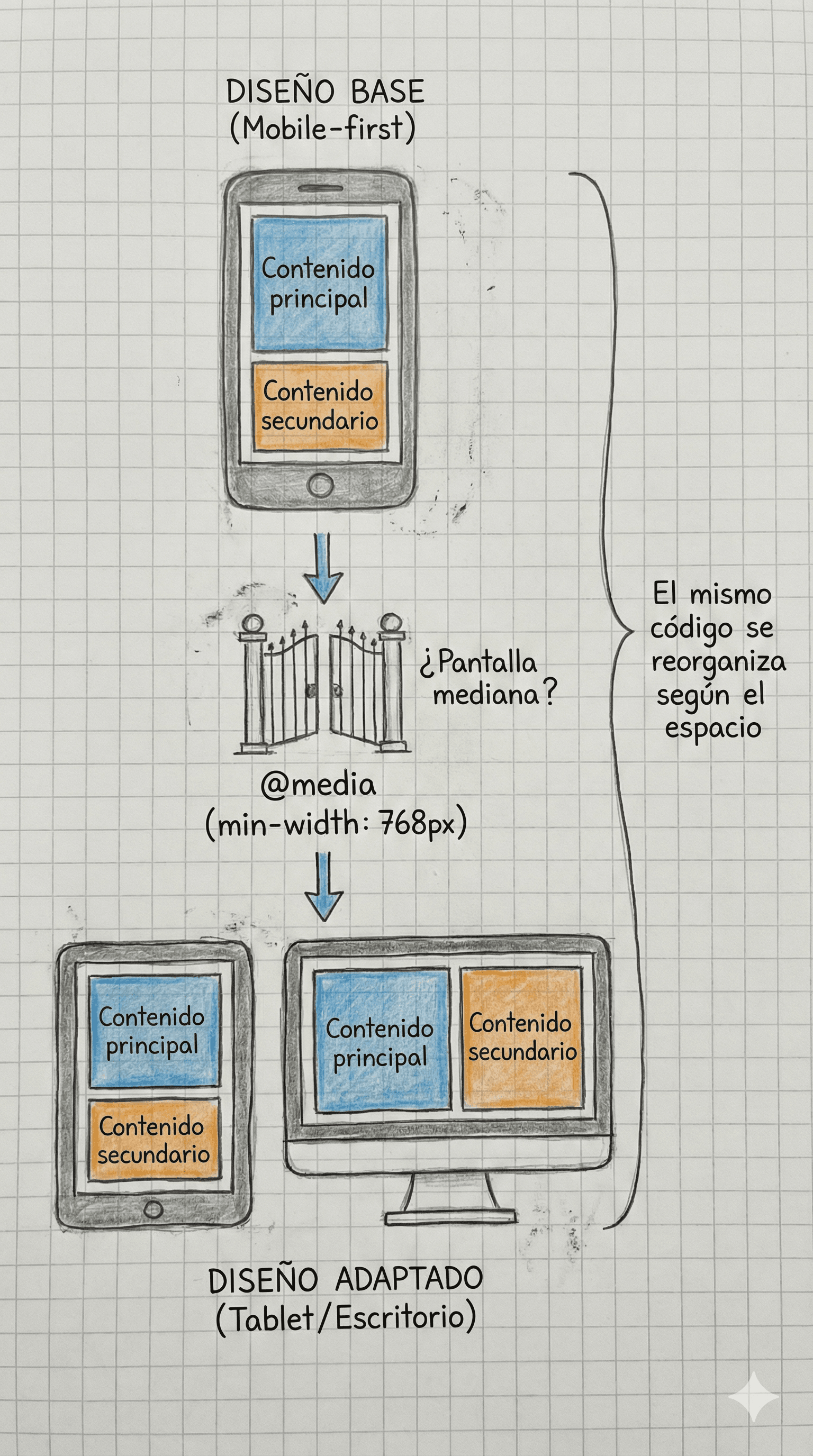 Adaptación del layout usando Media Queries