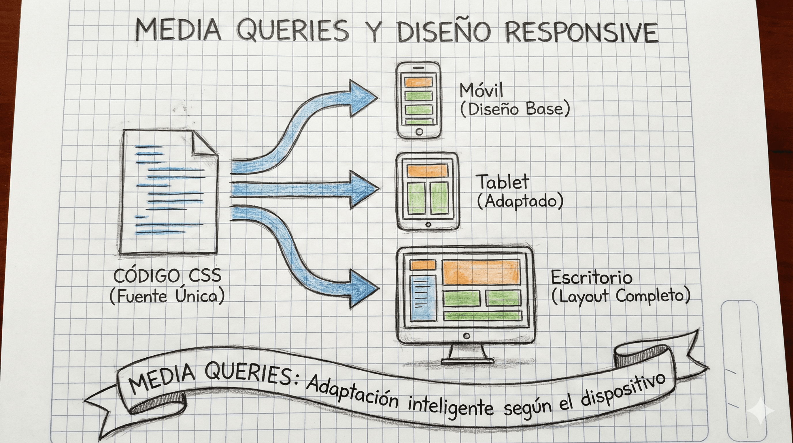 Diseño web adaptable usando Media Queries en CSS