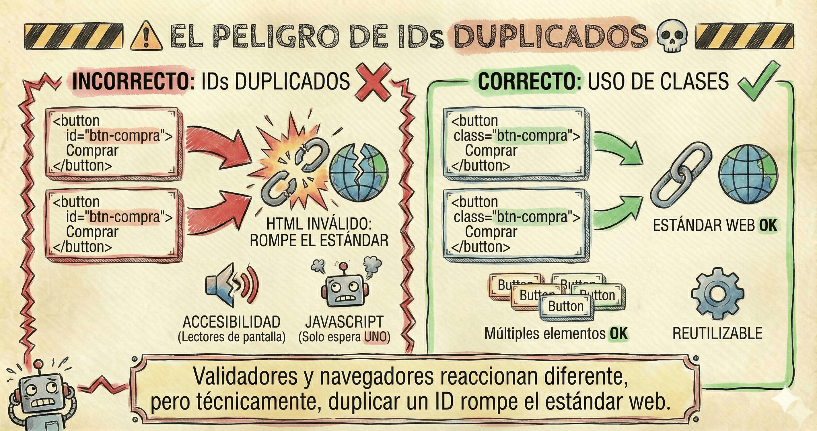 Alerta de error de validación HTML